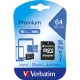 Tarjeta de Memoria Micro SD con Adaptador Verbatim 44084