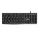 Keyboard Nilox NXKBE000013 Black Spanish Qwerty