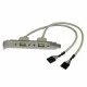 Cable USB Startech USBPLATE USB A IDC