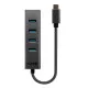 USB Hub LINDY 43325 Grey