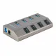 USB Hub Startech 5G4AIBS-USB-HUB-EU Grey
