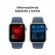 Reloj Hombre Apple MXGF3QL/A Azul Plateado