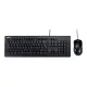Keyboard and Mouse Asus 90-XB1000KM0004 Black