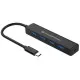 Hub USB Conceptronic CTC4USB3 Negro