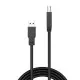 Cable USB A a USB B LINDY 43098 10 m Negro