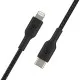 Cable USB-C a Lightning Belkin CAA004BT2MBK 2 m Negro