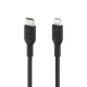 Cable USB-C a Lightning Belkin CAA004BT2MBK 2 m Negro