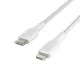 Cable USB-C a Lightning Belkin CAA004BT1MWH Blanco 1 m