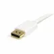 Cable DisplayPort Mini a DisplayPort Startech MDP2DPMM2MW          (2 m) Blanco 4K Ultra HD