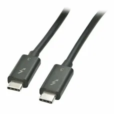 USB-C Cable LINDY 41556 Black 1 m (1 Unit)