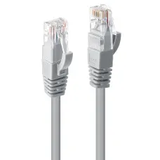 Cable de Red Rígido UTP Categoría 6 LINDY 48004 3 m Gris 1 unidad
