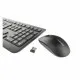 Keyboard and Wireless Mouse Cherry JD-0710ES-2 Black Spanish Qwerty
