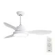 Ceiling Fan with Light EDM 33817 Arctic White 24 W 38 W 2160 Lm