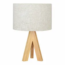 Desk lamp EDM 32160 Wood Cloth 18 x 18 x 30 cm E27
