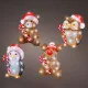 Decorative Garden Figure 491338 animals Christmas 17,8 x 17,2 x 23,5 cm