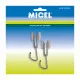 Polea para pérgola Micel TLD17 Acero Inoxidable 18,5 x 17 x 60 mm Exterior 2 Unidades
