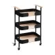 Serving trolley 5five Simply Smart Black 75 x 45,5 x 28,5 cm