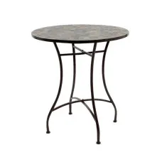 Side table Stuttgart Brown Iron (70 x 77 cm)