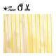 Cortinas EDM 75954 Amarillo (90 x 210 cm)