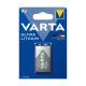 Pilas Varta Ultra Lithium 9 V (1 unidad)