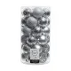 Bolas de Navidad Decoris 37 Piezas Plateado Plata Ø 6 cm