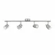 Ceiling Light Philips Foco Silver Metal 15,5 x 10 x 69 cm GU10 4