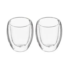 Juego de Tazas de Café Secret de Gourmet Cristal Transparente (7 cl)