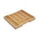 Organizador para Cubiertos 5five Simply Smart Marrón Natural Madera Bambú 34 x 25 x 4,5 cm