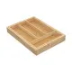 Organizador para Cubiertos 5five Simply Smart Marrón Natural Madera Bambú 34 x 25 x 4,5 cm