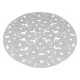 Draining Rack for Kitchen Sink Metaltex Circular PVC Translucent (Ø30 cm)
