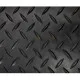 Carpet Exma Black Natural rubber 1 x 10 m Diamonds