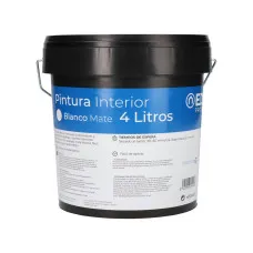 Pintura EDM Interior Mate Blanco 4 L