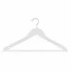 Set of Clothes Hangers 5five Simply Smart White Metal 44,5 x 23,5 x 1,5 cm (5 Units)