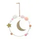 Wall Decoration Atmosphera Children's Moon Ø 21,5 x 3 cm