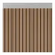 Curtain Acudam Ferrara Doors Brown Ivory Opaque Exterior PVC Aluminium 90 x 210 cm
