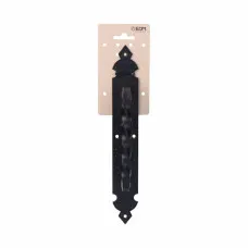 Tirador para puerta EDM 85256 Negro Hierro Forja 275 mm