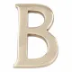 Letra EDM 85622 B 10 cm Multicolor Plástico