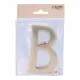 Letra EDM 85622 B 10 cm Multicolor Plástico