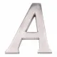 Letra EDM 85625 A Plata en níquel 10 cm