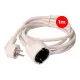 Extension Lead EDM 23200 White 1 m
