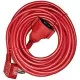 Cable alargador EDM 23600 Rojo 10 m Flexible