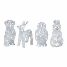 Decorative Garden Figure Lumineo 491031 animals 17 x 12 x 23 cm Christmas