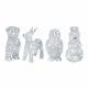 Decorative Garden Figure Lumineo 491031 animals 17 x 12 x 23 cm Christmas