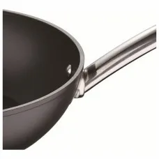 Wok Pan Masterpro Black Aluminium Toughened aluminium (Ø 28 cm)