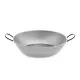 Deep Pan with Handles Vaello Polished Steel (Ø 38 cm)