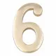 Número EDM 85038  6 Dorado Latón