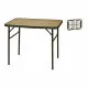 Folding Table Lifetime Brown Black 90 x 60 x 70 cm