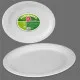 Plate set Best Products Green Sugar Cane ø 32 cm Biodegradable Disposable 25 Units