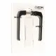 Juego de Manillas EDM 85454 702 Aluminio 12 cm