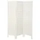 Biombo Atmosphera Blanco Madera de Paulonia (170 x 119 cm)
